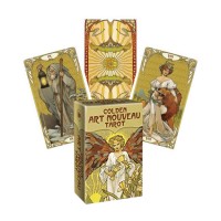 Golden Art Nouveau Tarot Mini kortos Lo Scarabeo